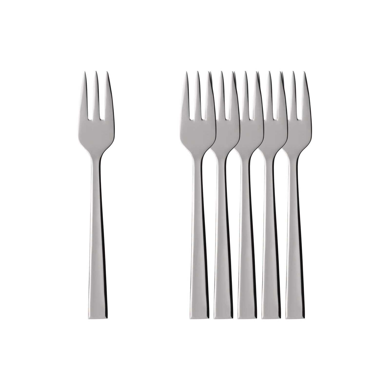 Villeroy & Boch Kuchengabel Victor Kuchengabeln 15,5 cm 6er Set (6 Stück)