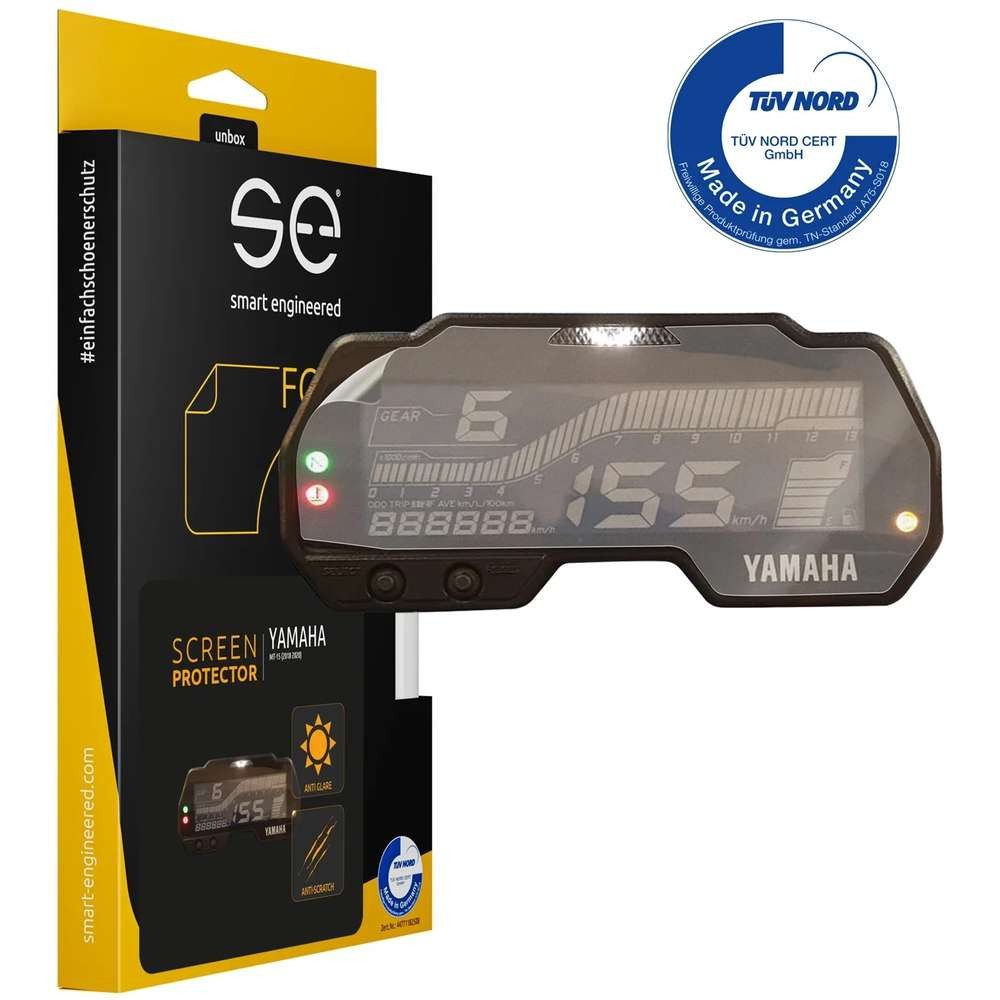 smart engineered Displayschutzfolie se 3D Cockpit Schutzfolie klar & entspiegelt (VPE 2) Yamaha MT-15