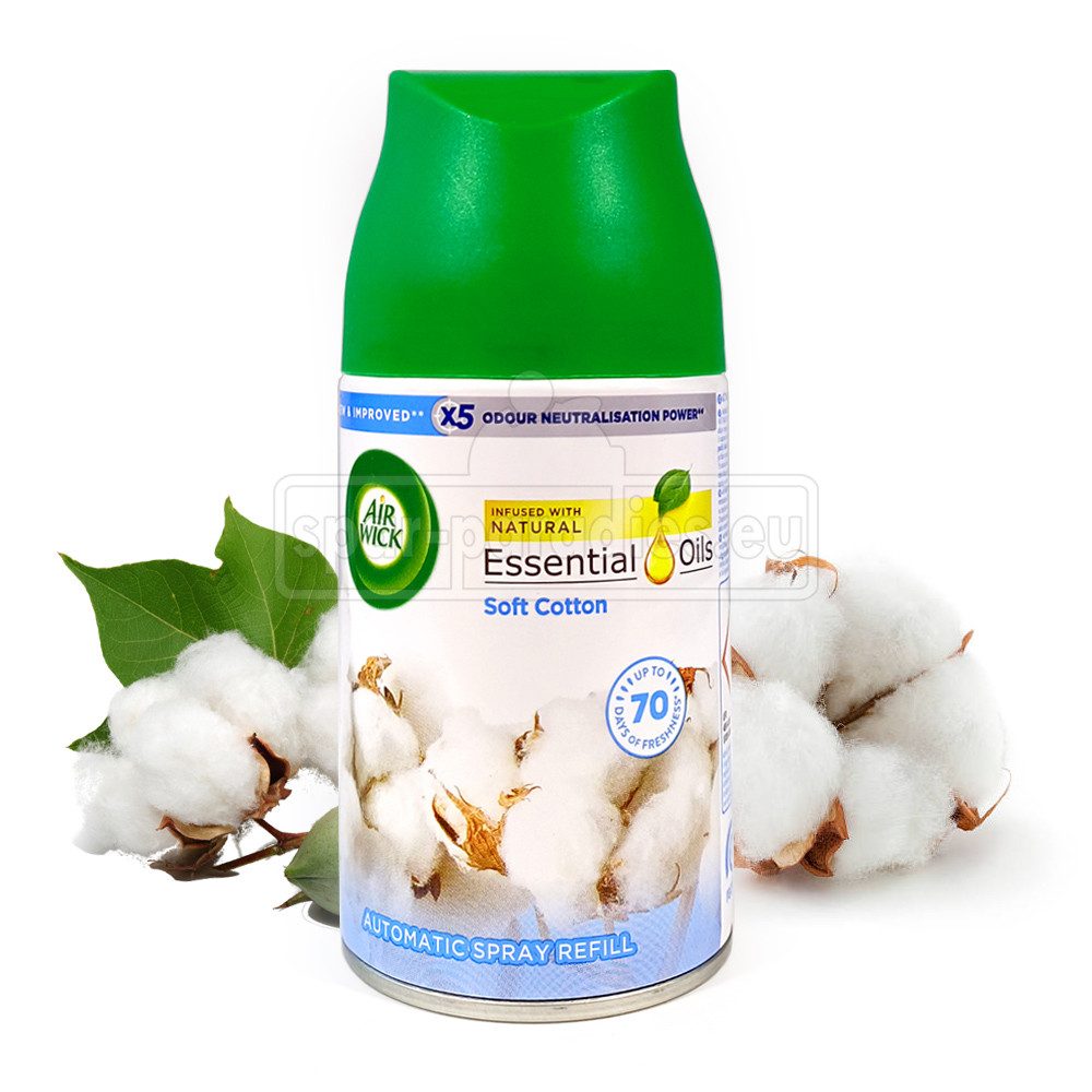 Air Wick Raumduft-Nachfüllflasche Air Wick Freshmatic Soft Cotton Frische Wäsche, 250 ml