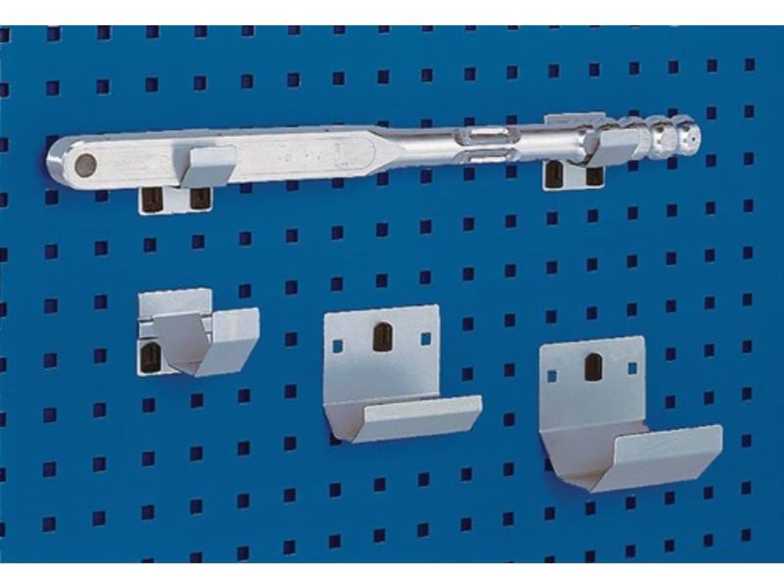 Bott verz.f.Lochplatten Rohrhalter passend 2St./Btl.BOTT für L Arbeitsplatte D100xB100mm