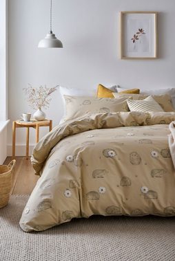 Bett-Set, Igel Bettbezug und Kissenbezug mit Blumen im Set, Next, Bezug: Baumwolle