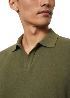 Marc O'Polo Poloshirt aus Bio-Baumwolle und Leinen