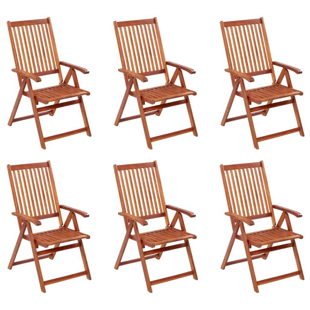 vidaXL Gartenstuhl »vidaXL Klappbare Gartenstühle 6 Stk. Massivholz ...
