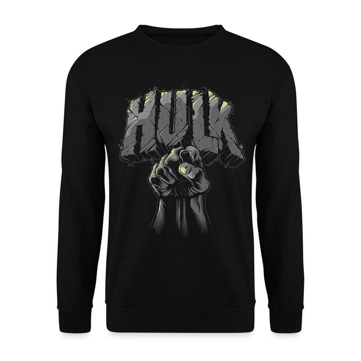 Sweatshirt Avengers Hulk Mit Faust Unisex Pullover