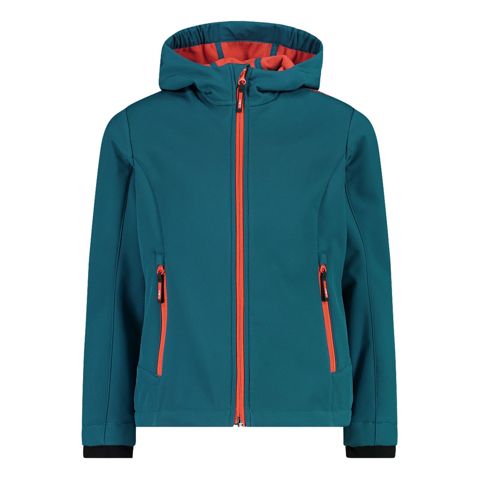 CMP Softshelljacke Jacket Fix Hood mit Clima Protect® Technologie 11MN deep lake / campari