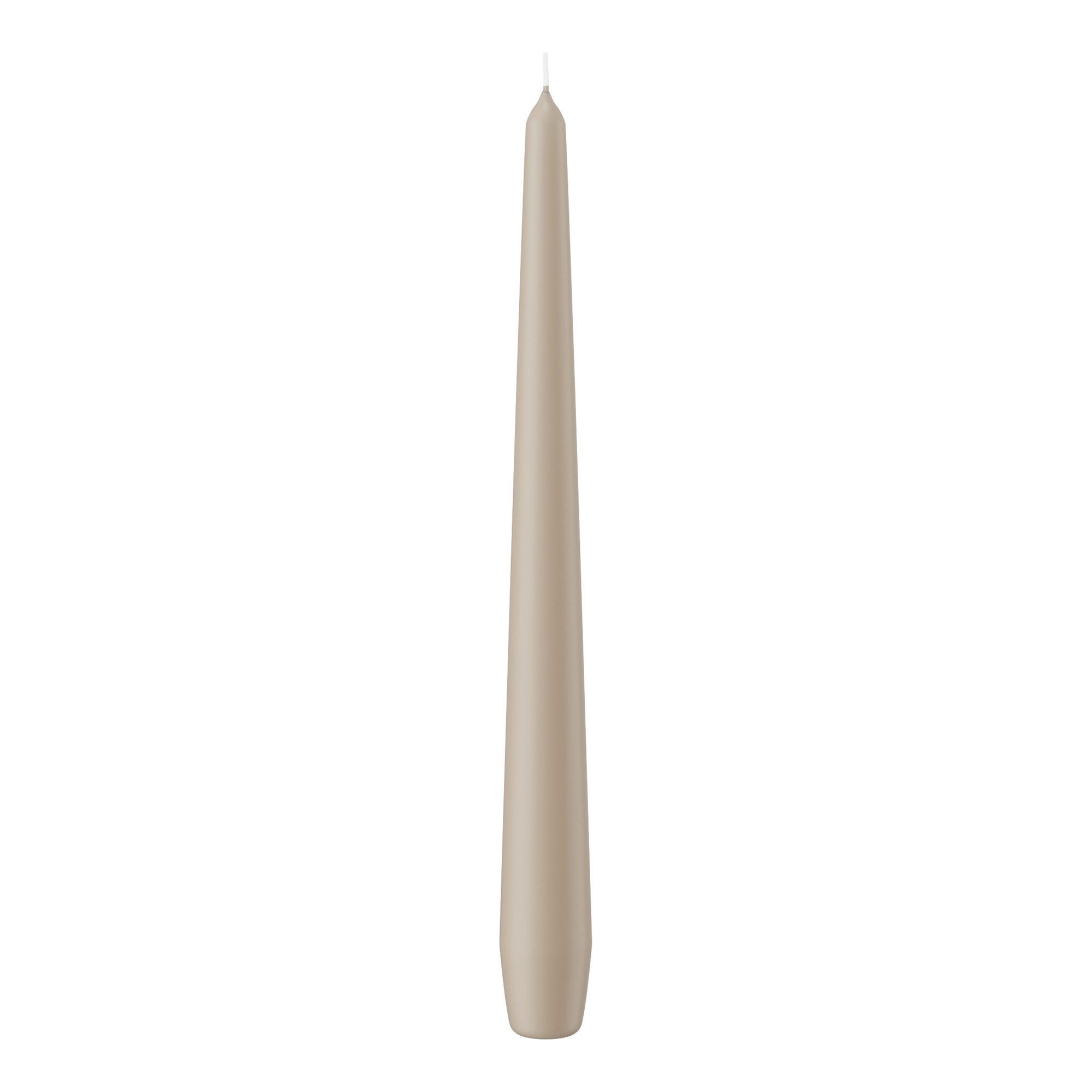 Wiedemann Kerzen Spitzkerze Spitzkerzen (konische Kerzen) Schlamm 250 x Ø 25 mm, 12 Stück
