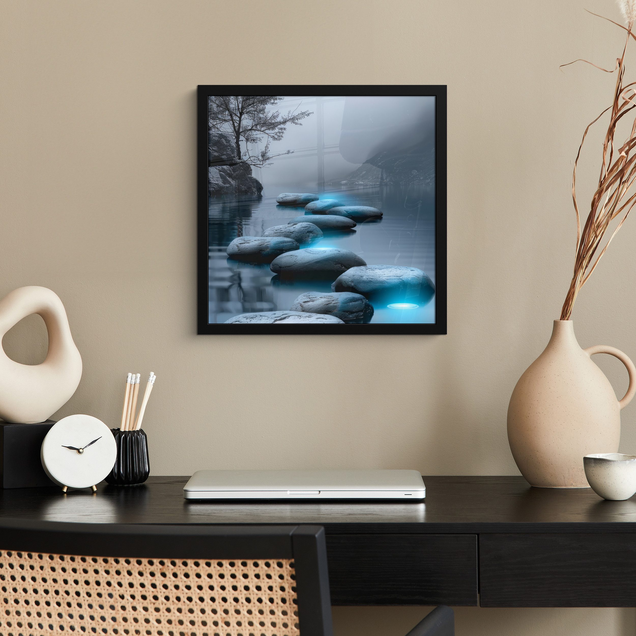MuchoWow Poster Steine - Wasser - günstig online kaufen