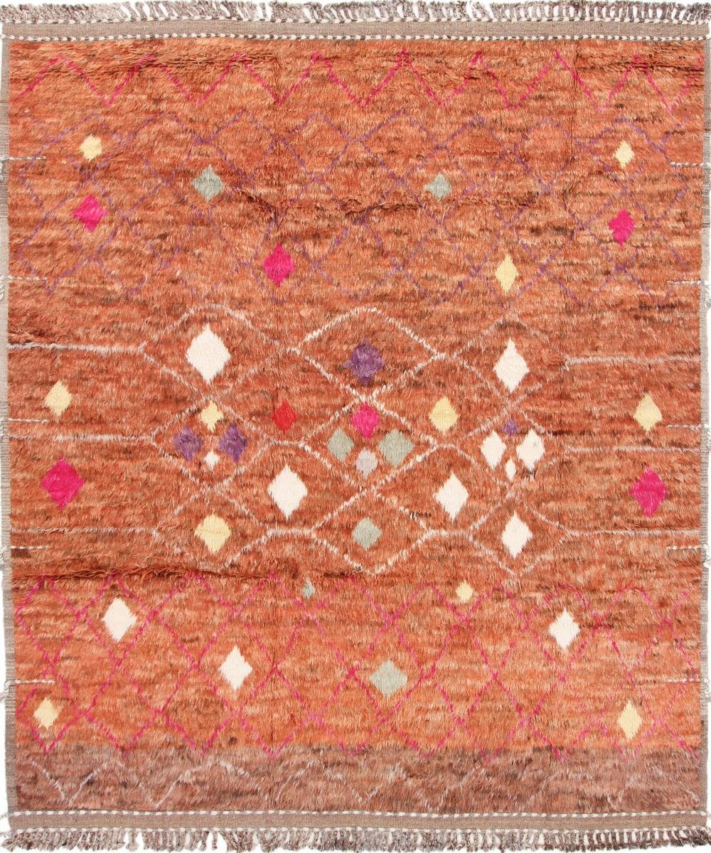 Orientteppich Berber Maroccan Orientteppich, rechteckig, Höhe: 20 258x292 Handgeknüpfter Trading, Atlas mm Nain Moderner
