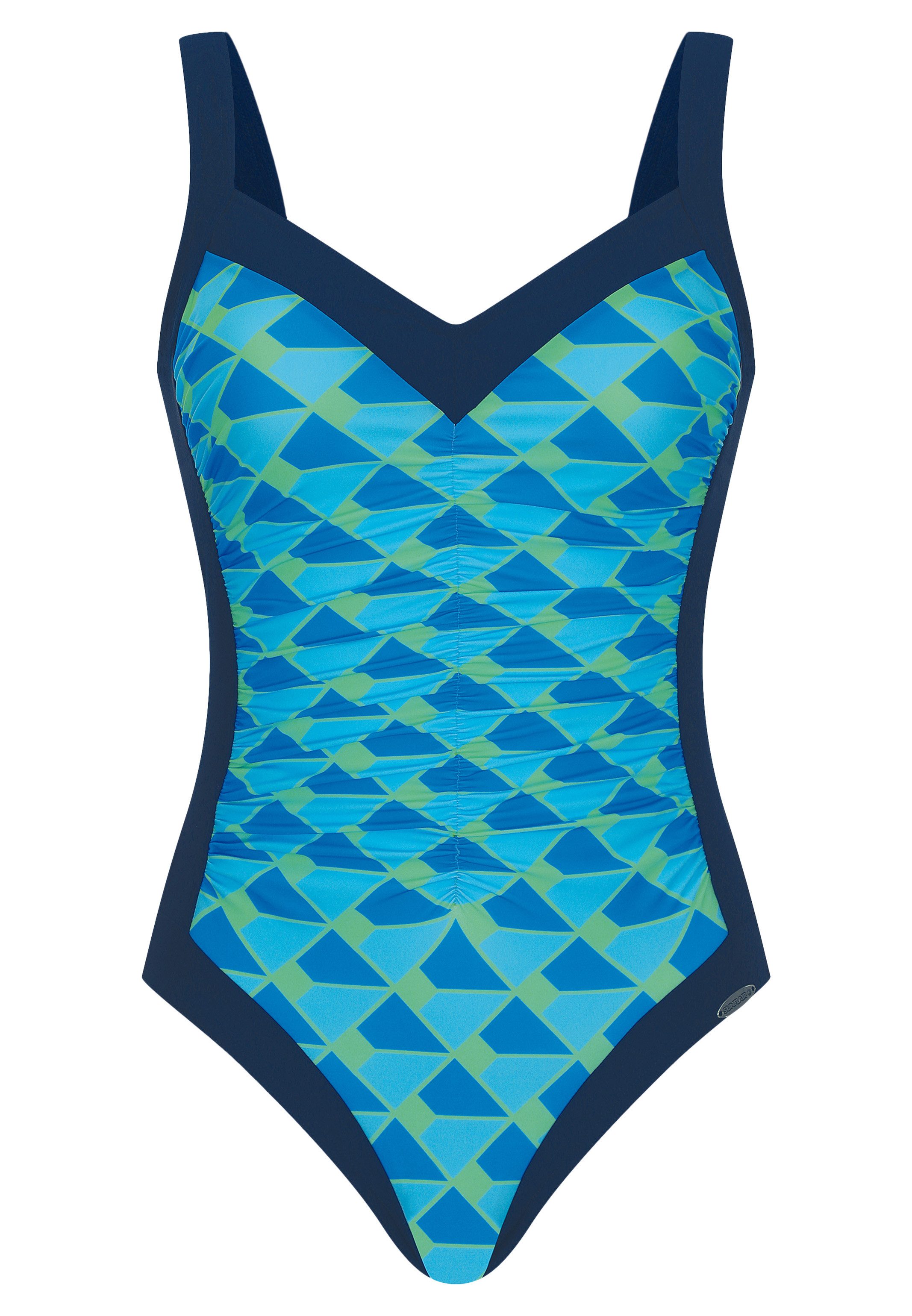 Sunflair Badeanzug Basic (1-St) Badeanzug - Schnelltrocknend - Grafischer Print im modernen Stil