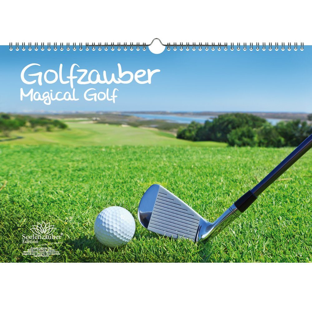 Seelenzauber ewige Kalender Golfzauber DIN A3 - Immerwährender Kalender 