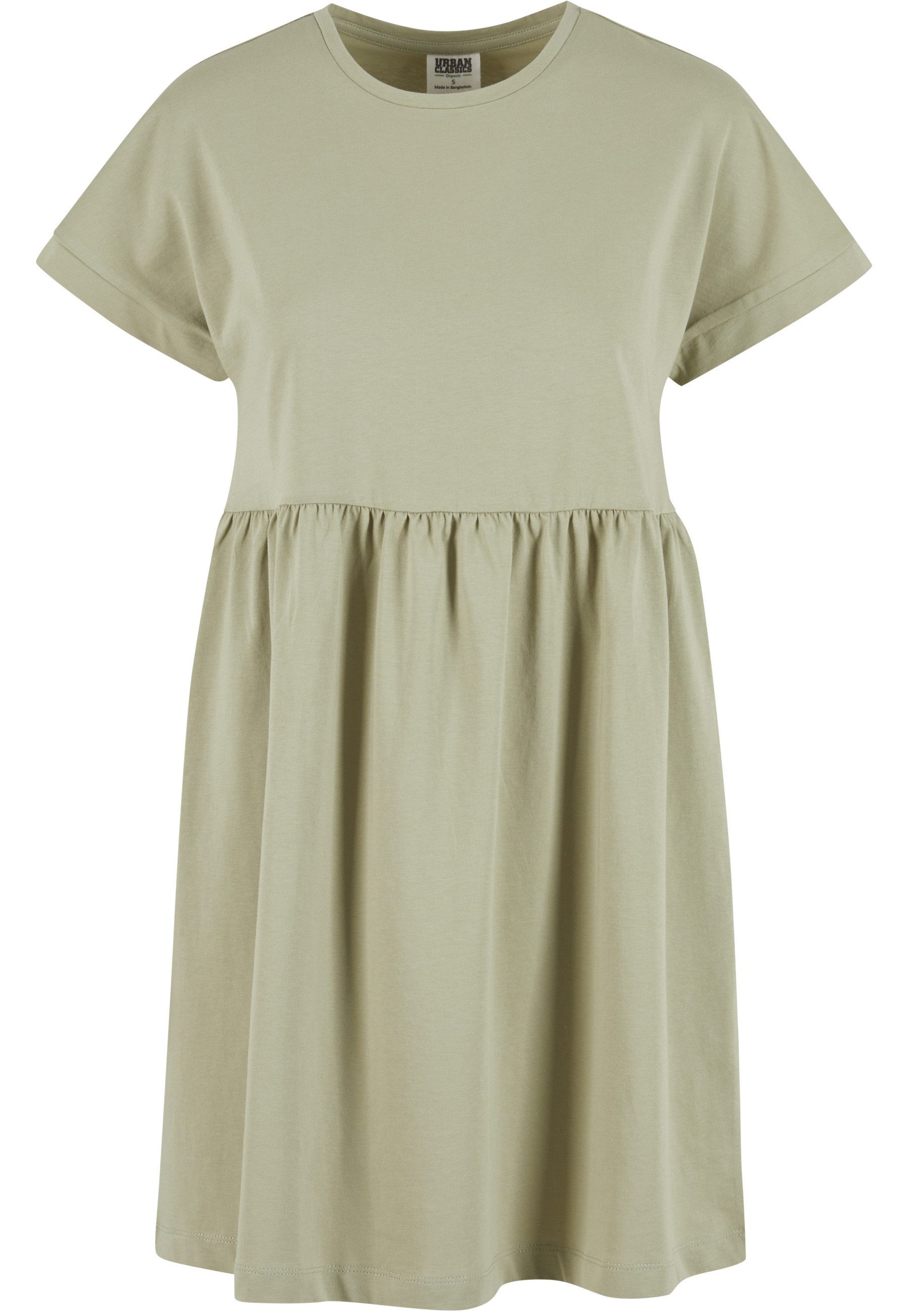 URBAN CLASSICS A-Linien-Kleid Urban Classics Damen Ladies Organic Empire Valance Tee Dress (1-tlg)