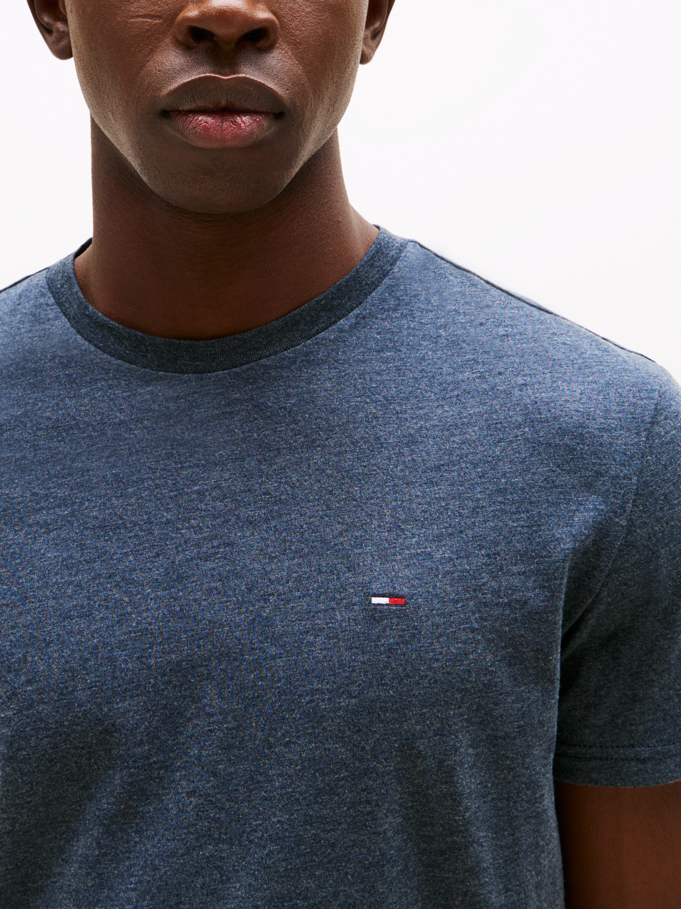 Tommy Jeans T-Shirt TJM XSLIM JASPE HTR TEE EXT Mit Rundhalsausschnitt günstig online kaufen