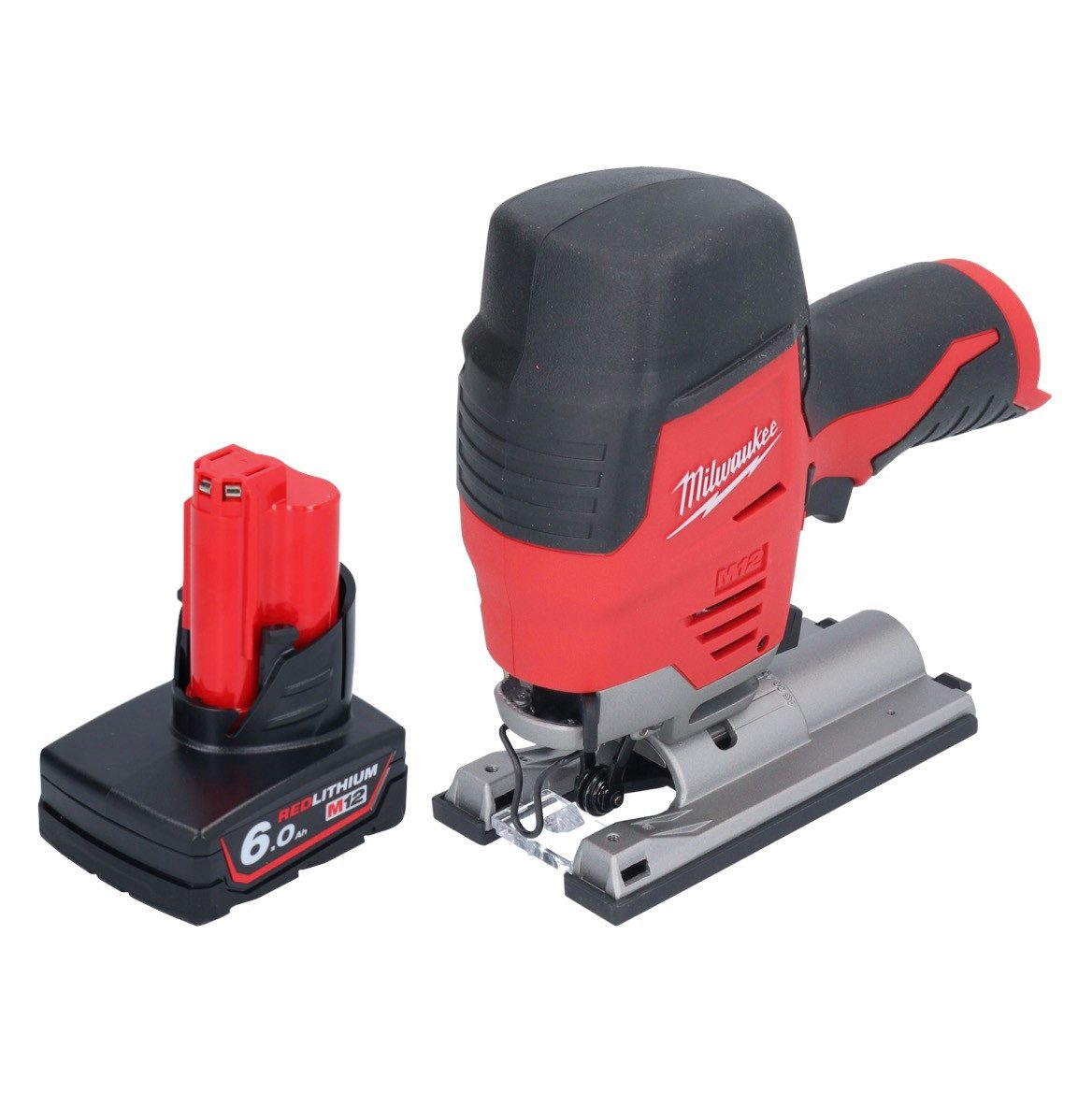 Milwaukee Akku-Stichsäge M12 JS-601 Akku Stichsäge 12 V + 1x Akku 6,0 Ah - ohne Ladegerät