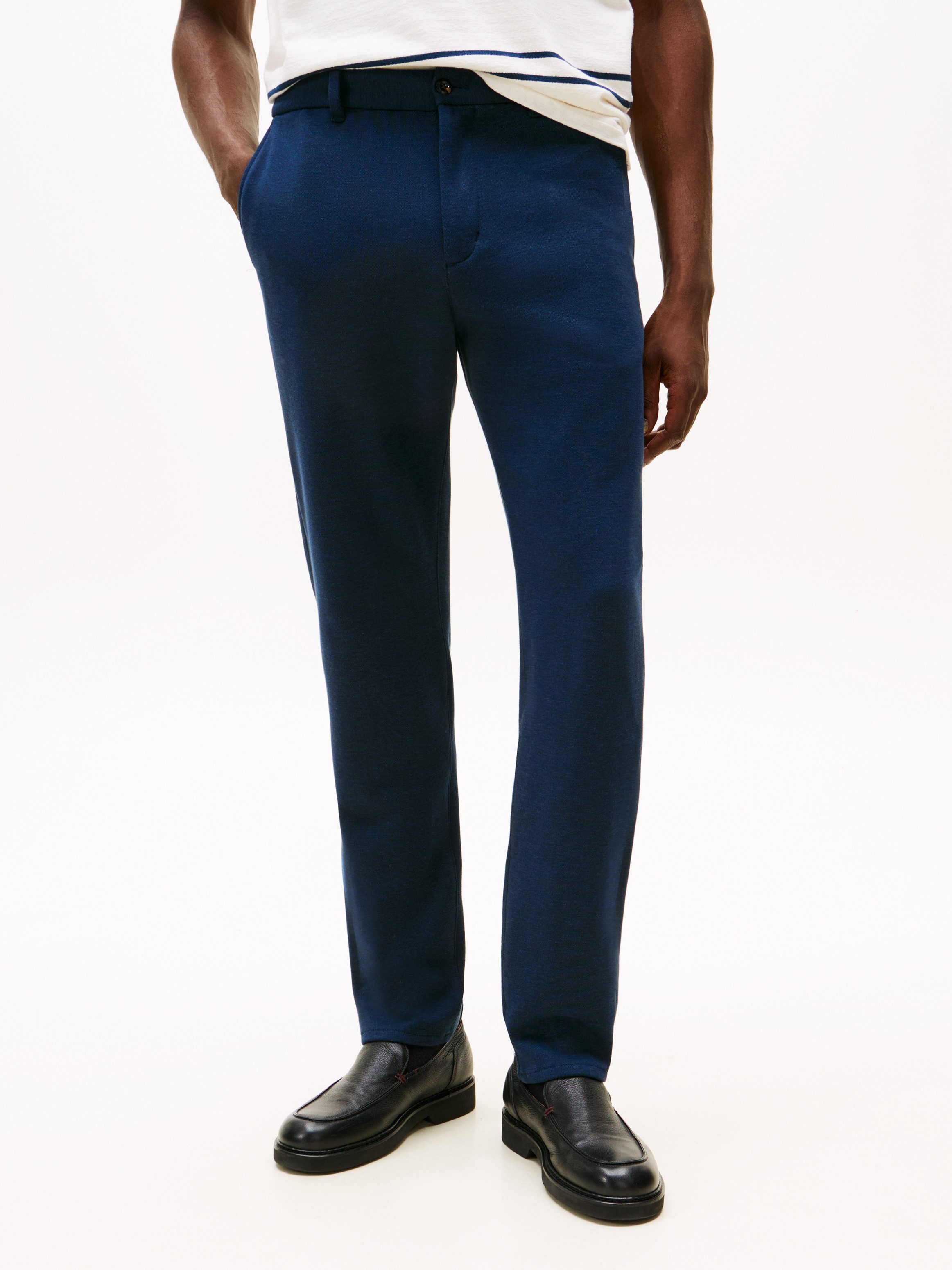Tommy Hilfiger Stoffhose HARLEM TWO TONE Pique, tapered fit günstig online kaufen