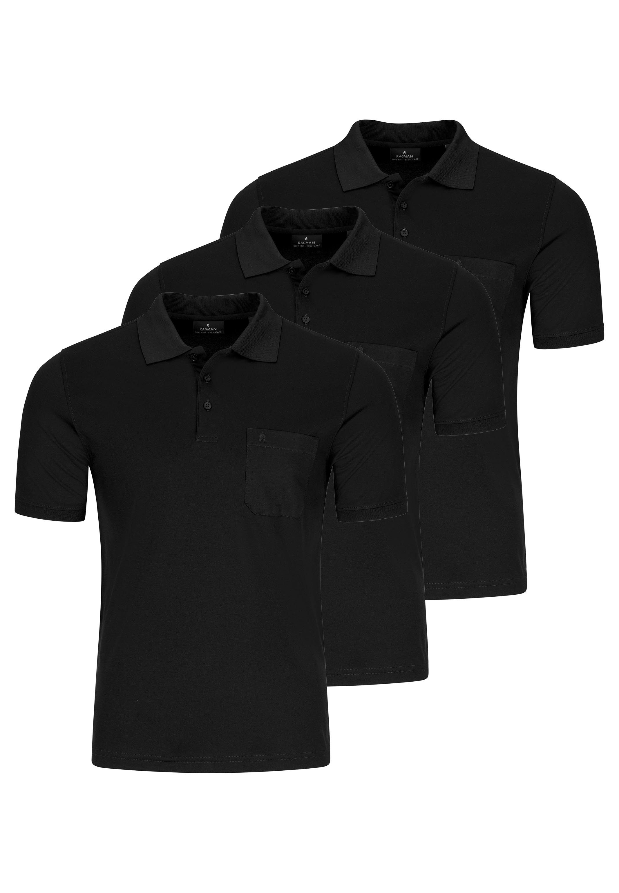 Poloshirt 3er Pack Basic