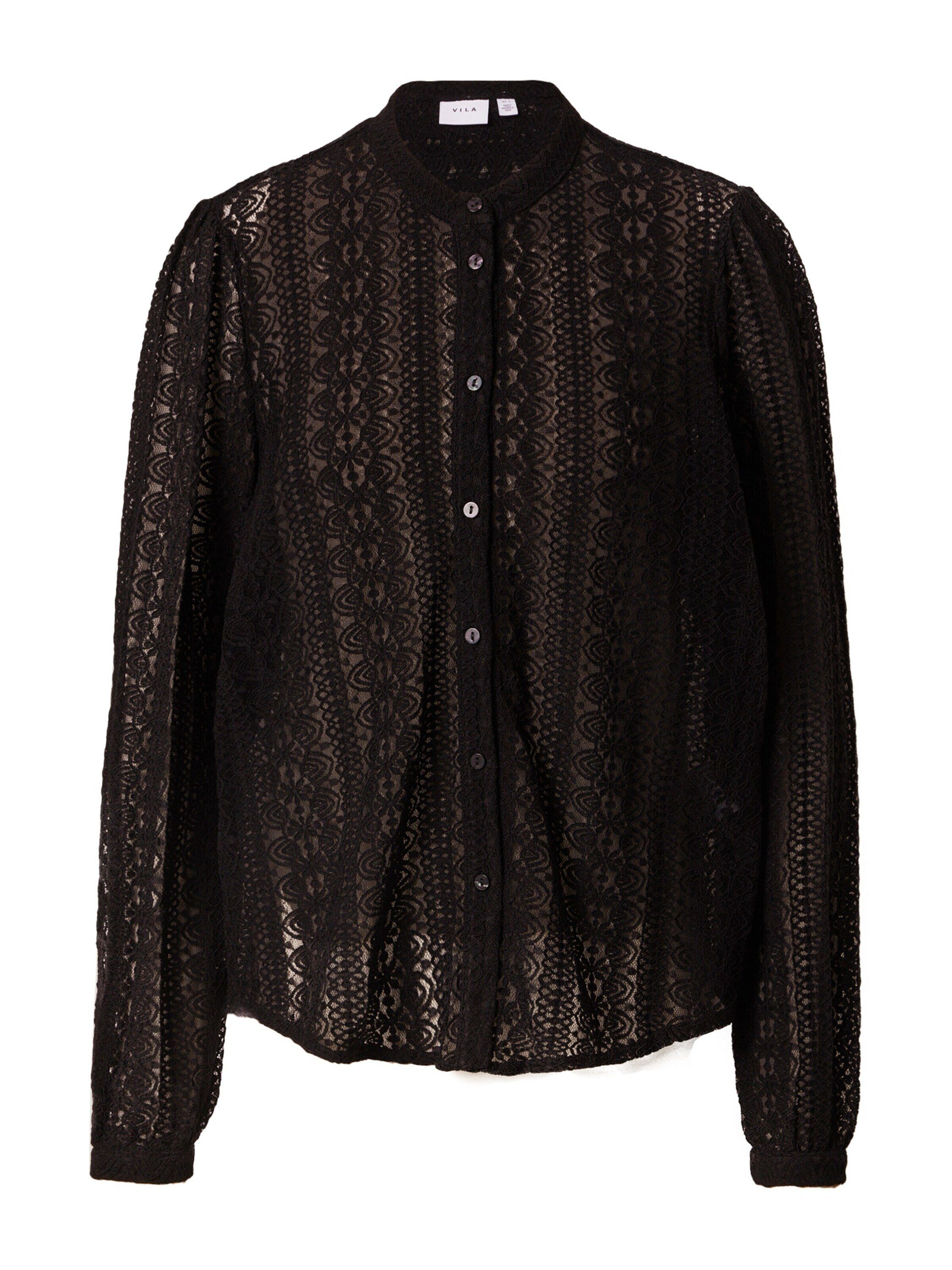 Vila Langarmbluse VIChikka (1-tlg) Drapiert/gerafft günstig online kaufen