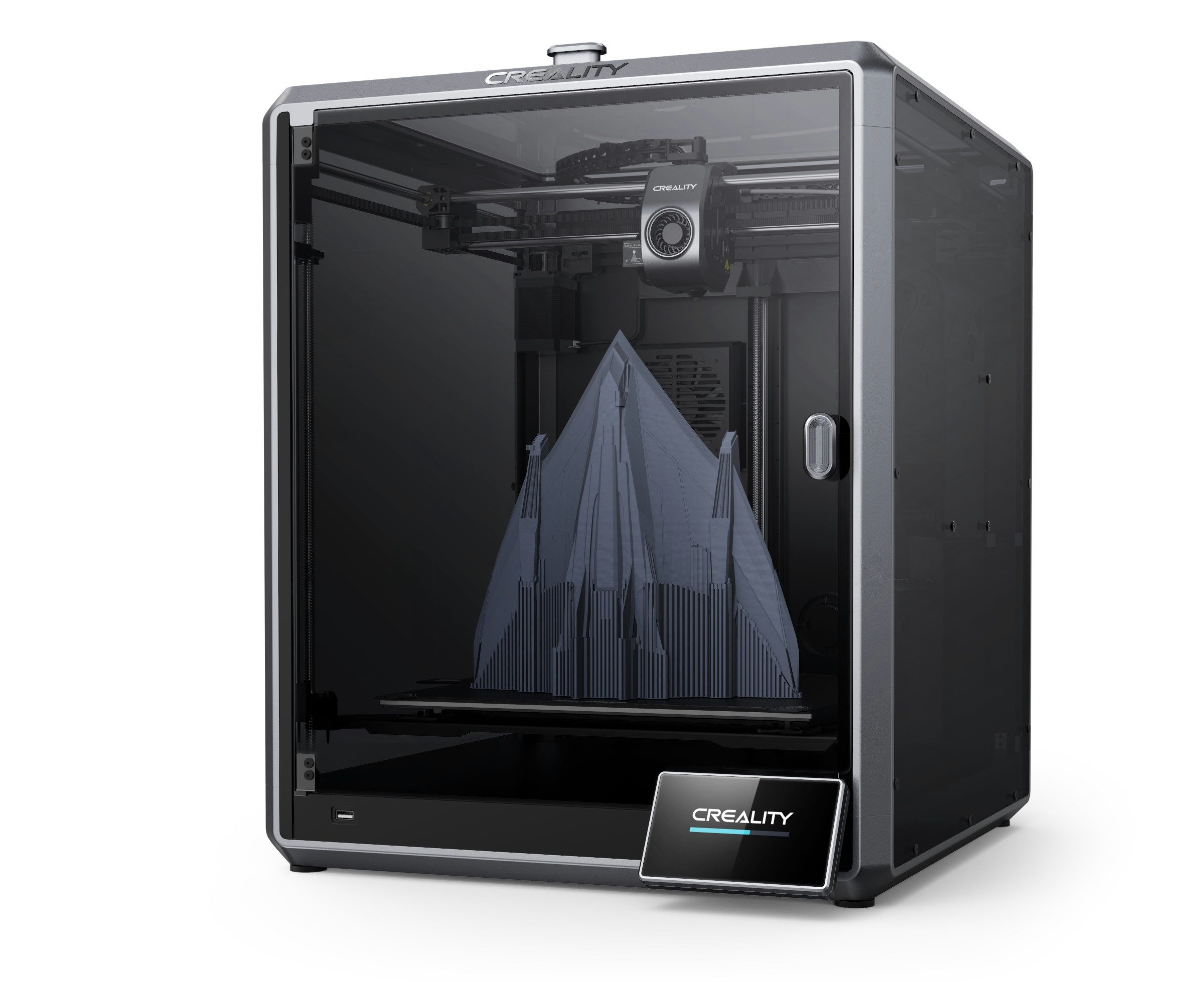 Creality 3D 3d принтер Creality K1 Max AI High-Speed 3d принтер, Effizientes Verhältnis zwischen Bauvolumen und Gerätegröße