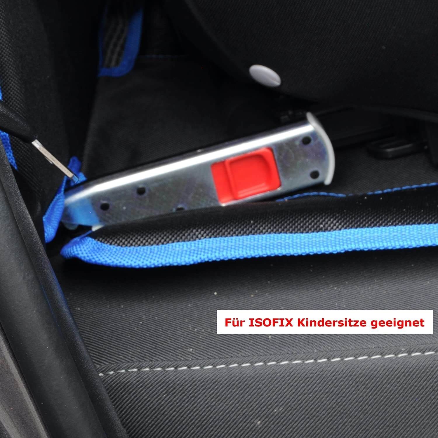 Sitzschoner, Autokindersitz Wumbi Kindersitzunterlage Blau Wasserabweisend zu säubern Sitzschutz Sitzbezug leicht