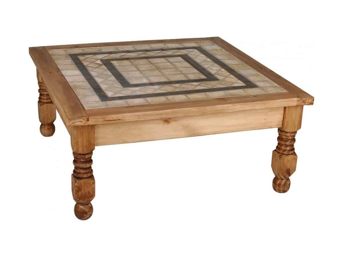 MiaMöbel Couchtisch Mexico, aus massivem Pinienholz Honig