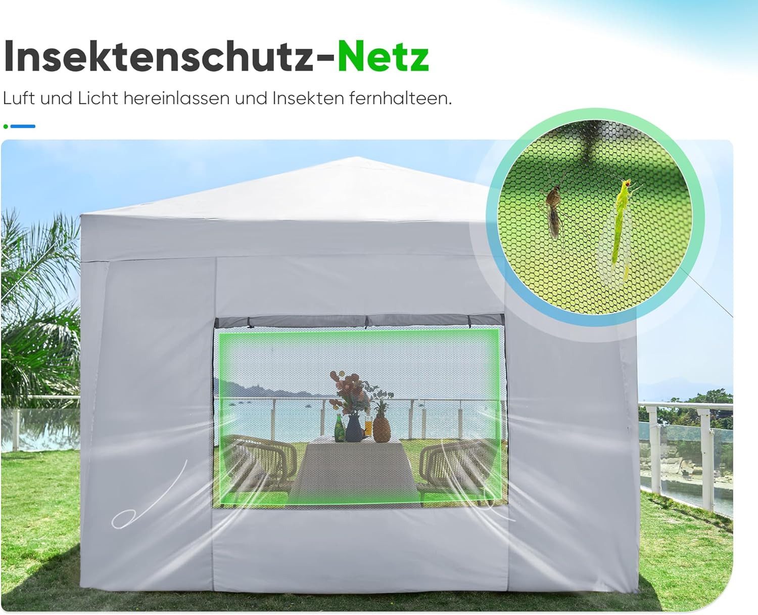 DOTMALL Faltzelt Pavillon,  foldepavillon med günstig online kaufen