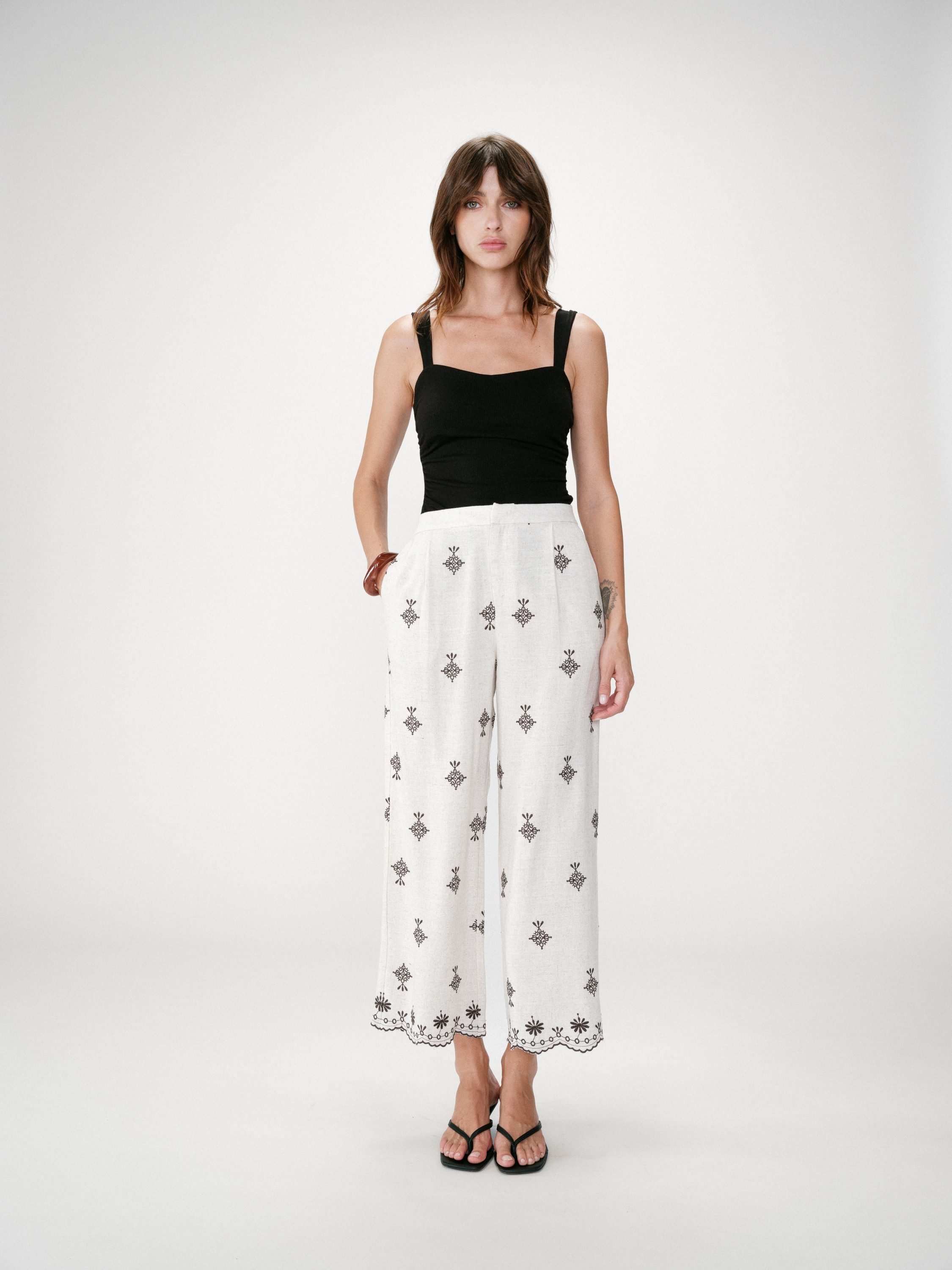 Grace & Mila Palazzohose WAREN - Hose Damen - Sommerhose - leichte Hose
