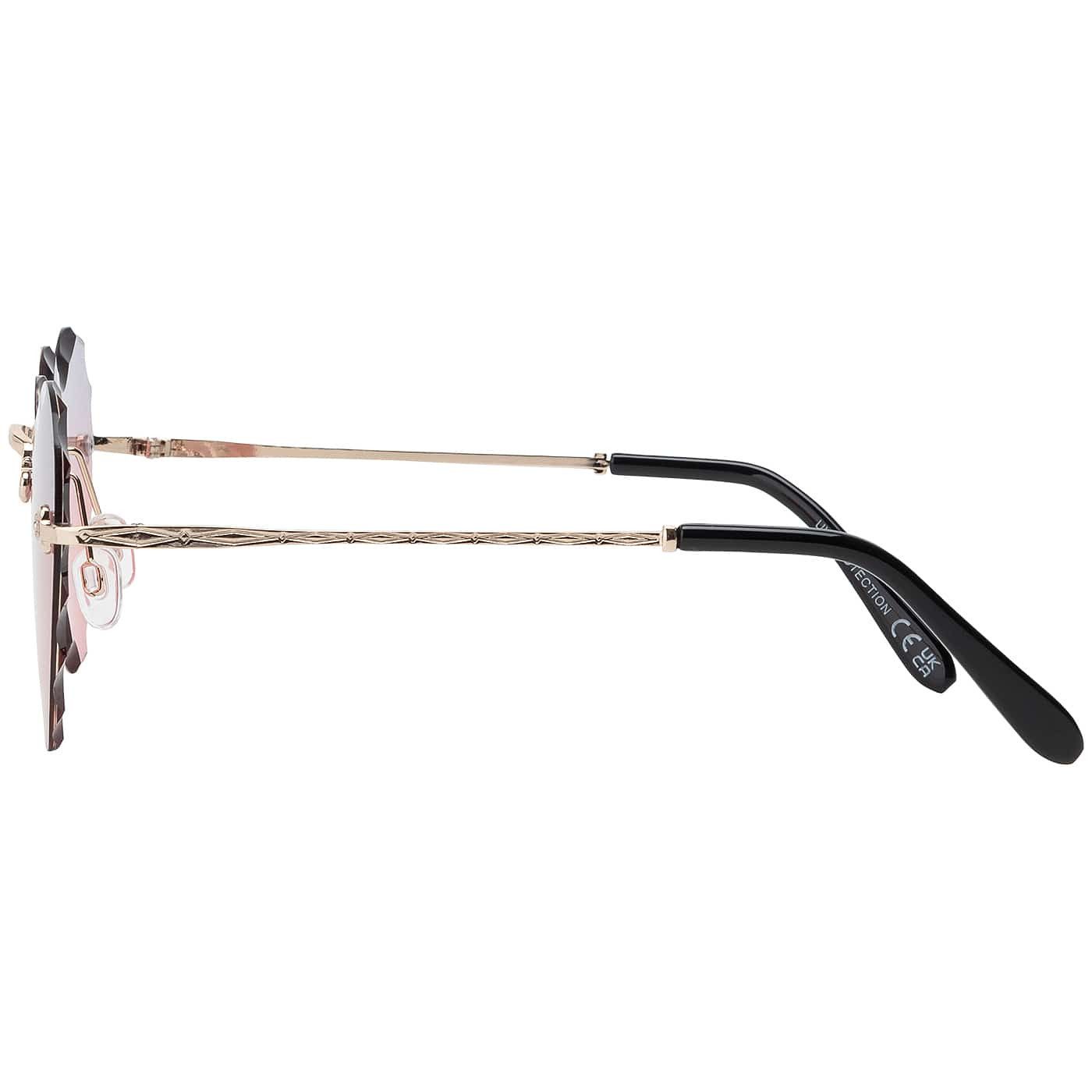 BEZLIT Eyewear Sonnenbrille Herz Form Designer Damen Sonnenbrille (1-St) mit bunten Linsen