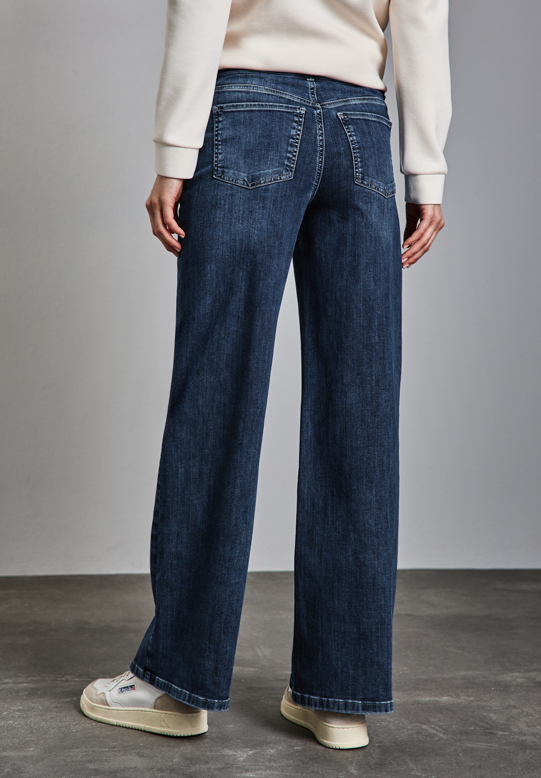 STREET ONE 5-Pocket-Jeans Wide Leg Джинсы