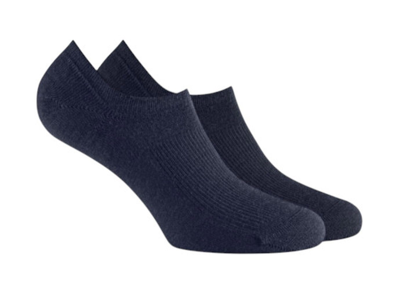 Rohner Socks Socken Tagessocke Sneaker SupeR WO Footie marineblau - 1 Paar