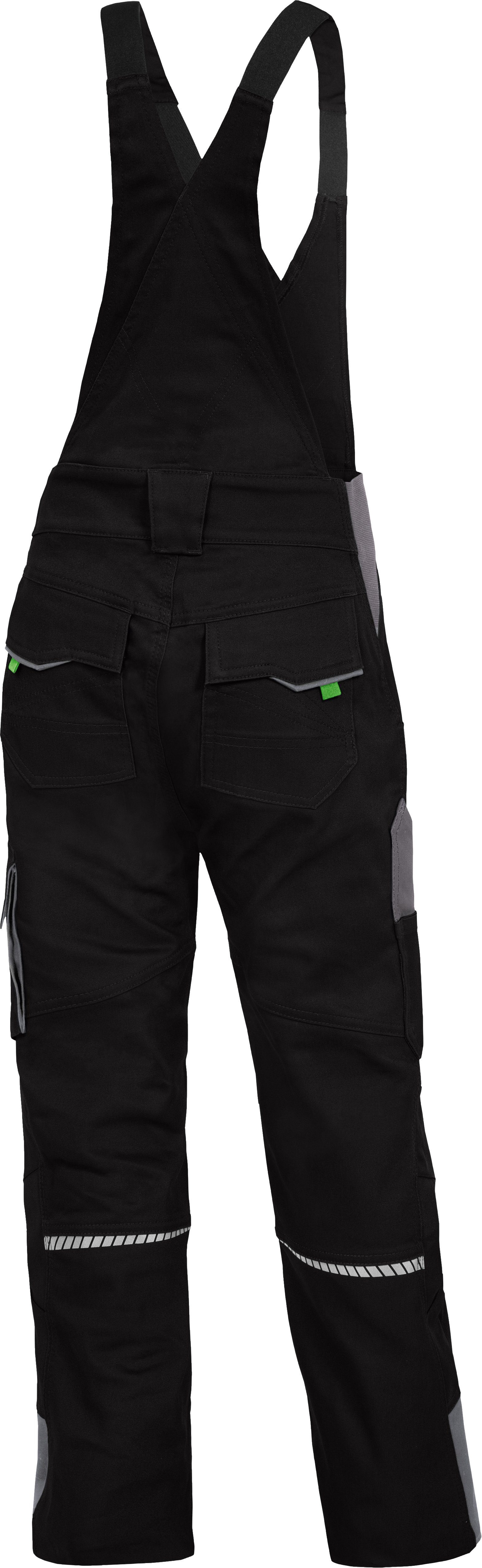 Leibwächter Arbeitslatzhose Flex-Line Kinder Latzhose Workwear atmungsaktiv Stretchstoff bequemes Stretchmaterial mit Spandex – Bild 2 von 3