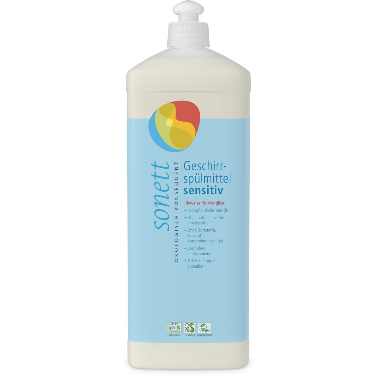 Sonett Geschirrspülmittel sensitiv 1 Liter Geschirrspülmittel