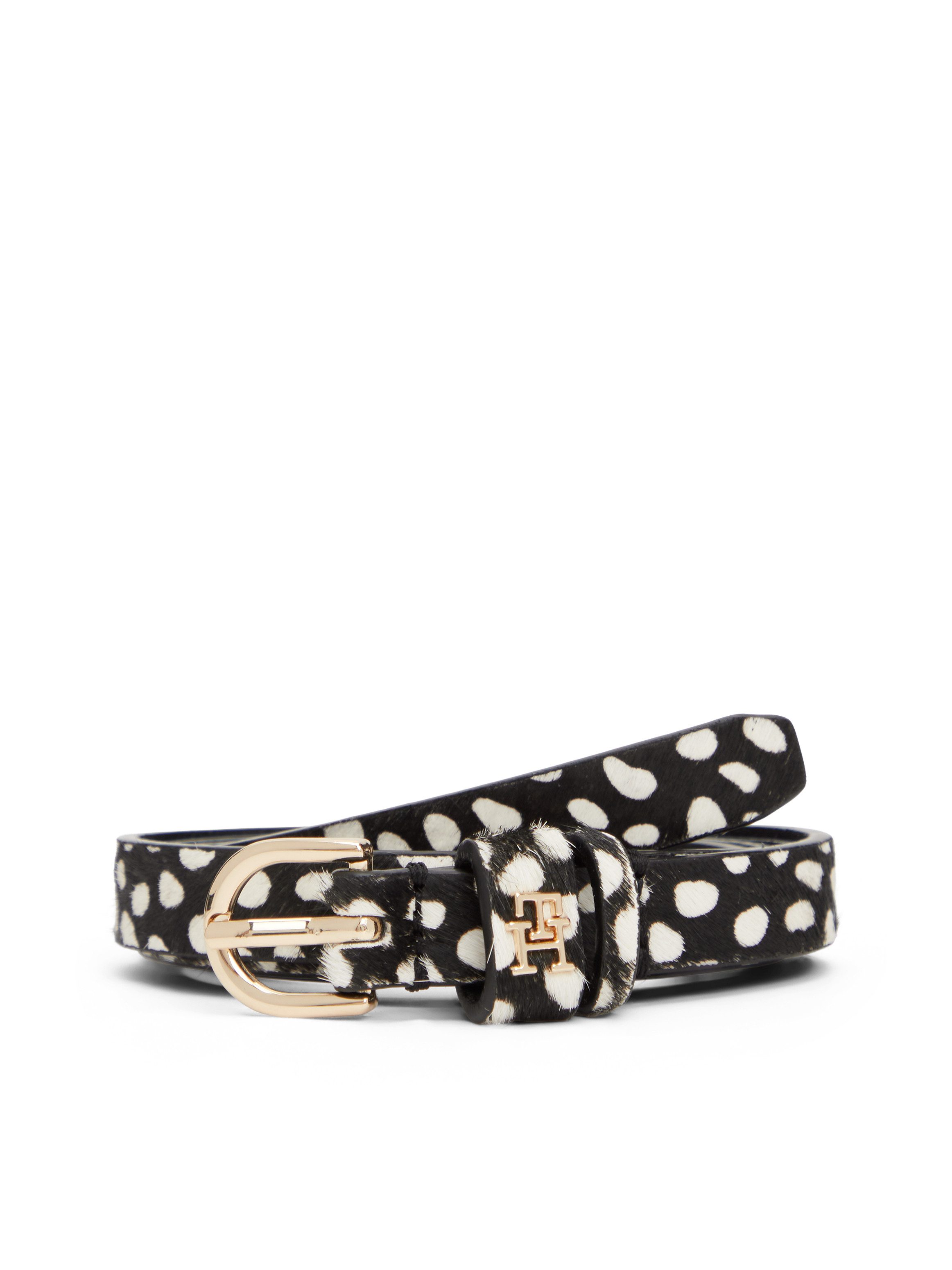 Tommy Hilfiger Ledergürtel ESSENTIAL EFFORTLESS mit Hirsch-Print