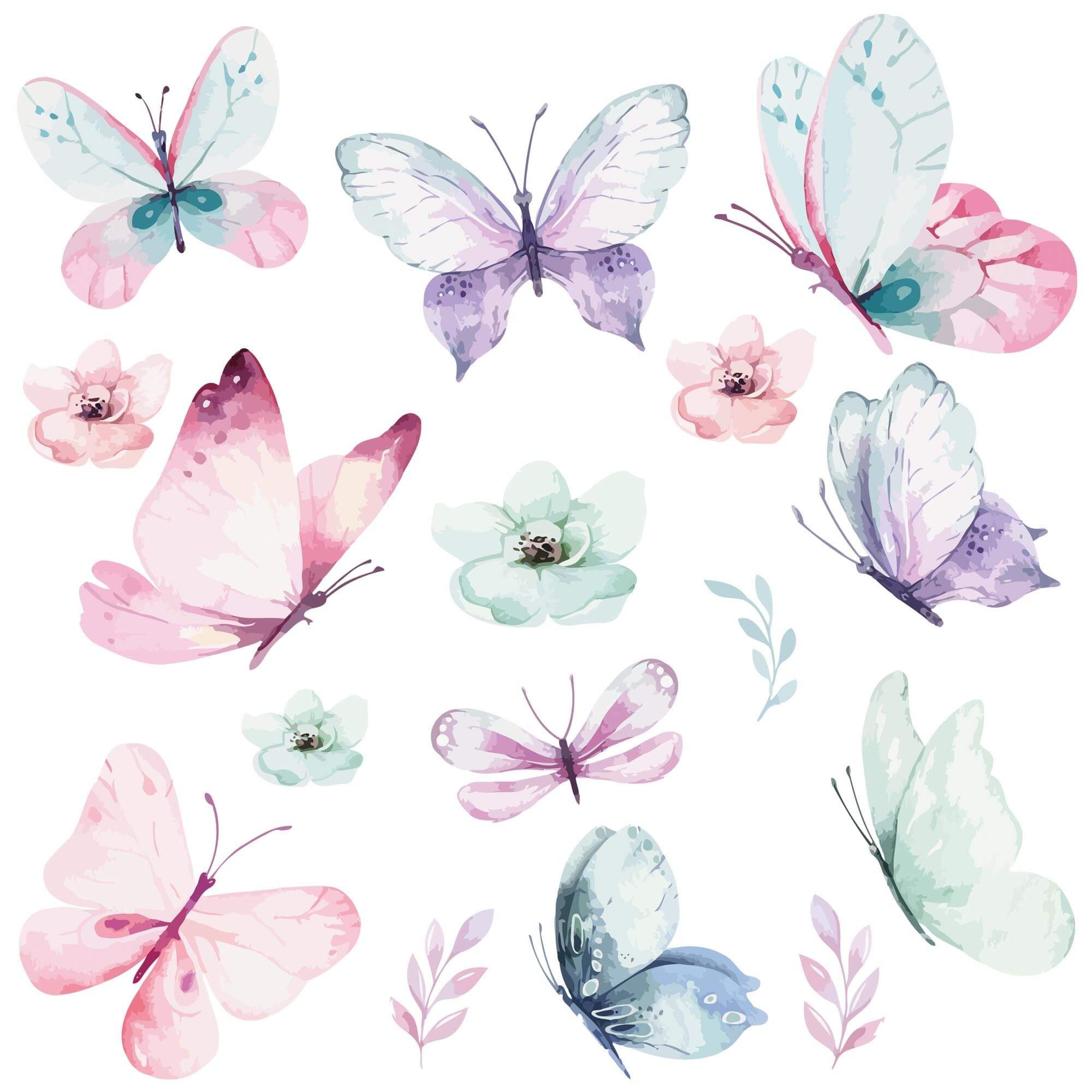 WANDKIND Wandtattoo Schmetterling Schwarm V220, wieder günstig online kaufen