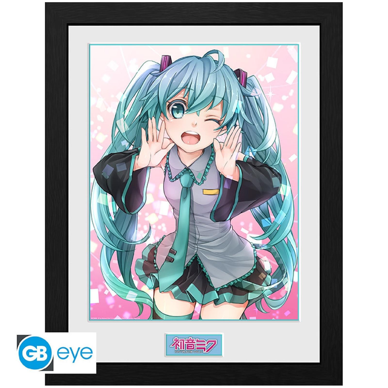 ABYstyle Poster HATSUNE MIKU - Framed print Wink (300)