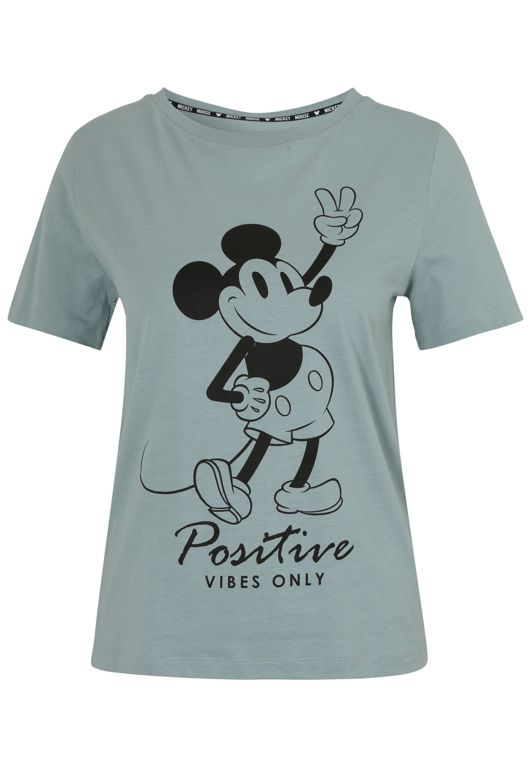 Mouse Positive Vibes Print-Shirt Mickey COURSE