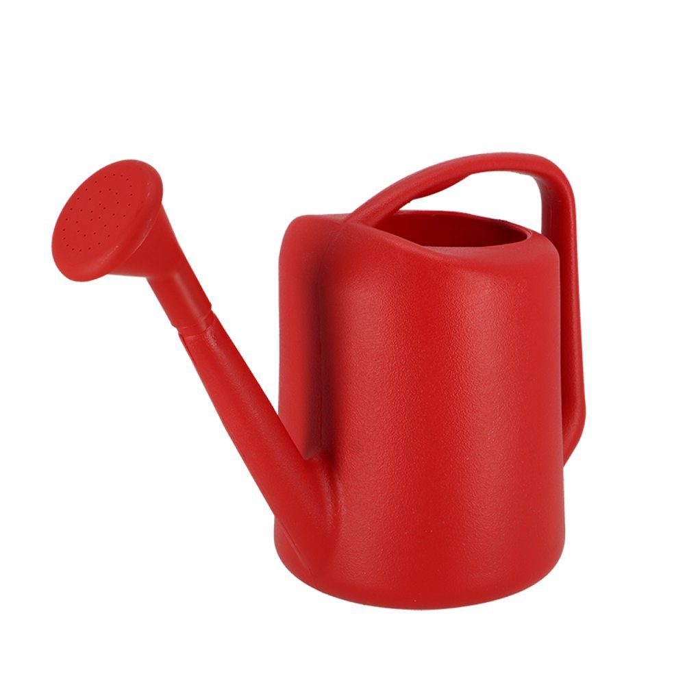 esschert design Gießkanne Gießkanne 5 L ROT Kunststoff incl. Ausgießer Garten Blumen Brause