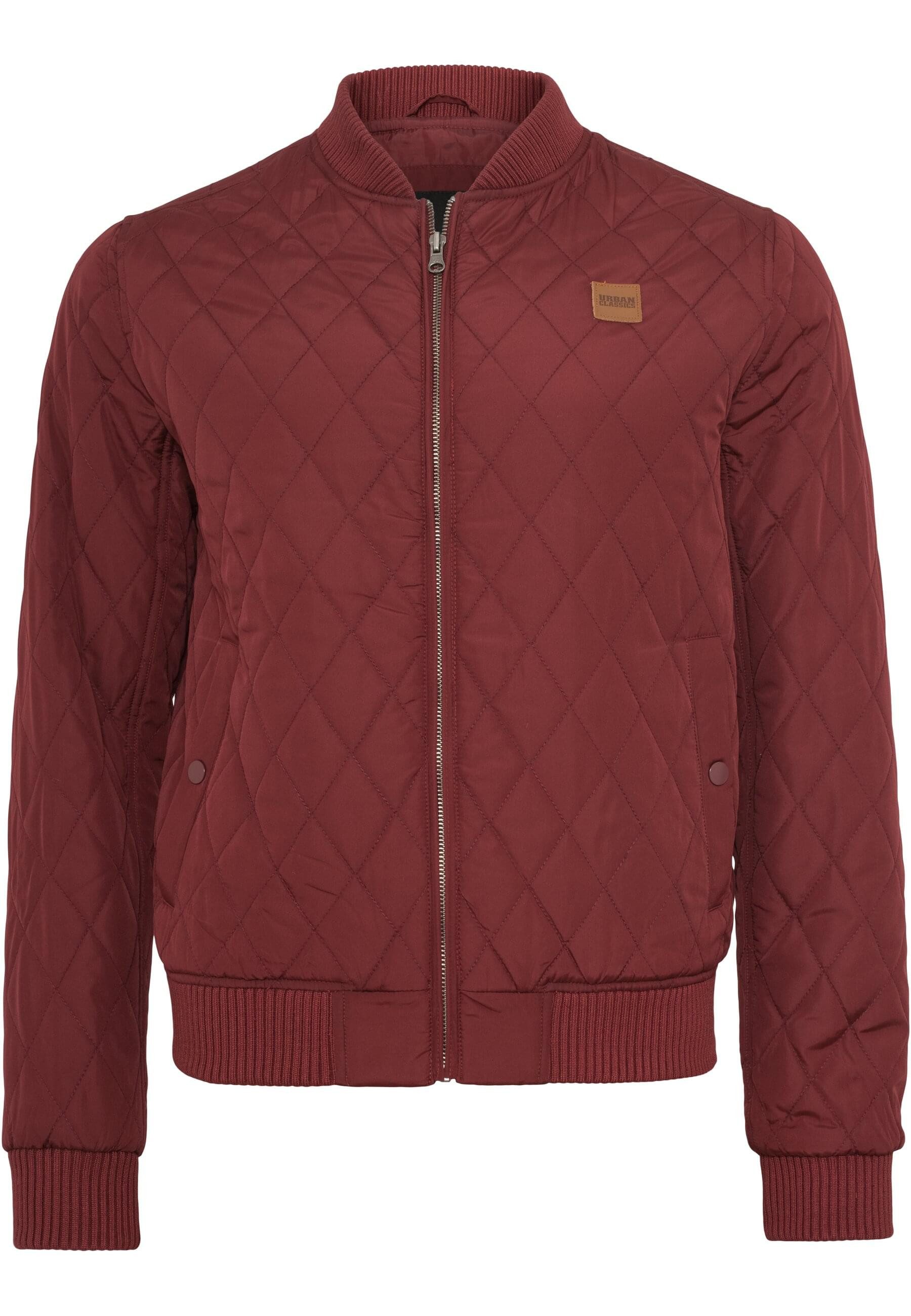 URBAN CLASSICS Allwetterjacke Urban Classics Herren Diamond Quilt Nylon Jacket (1-St)