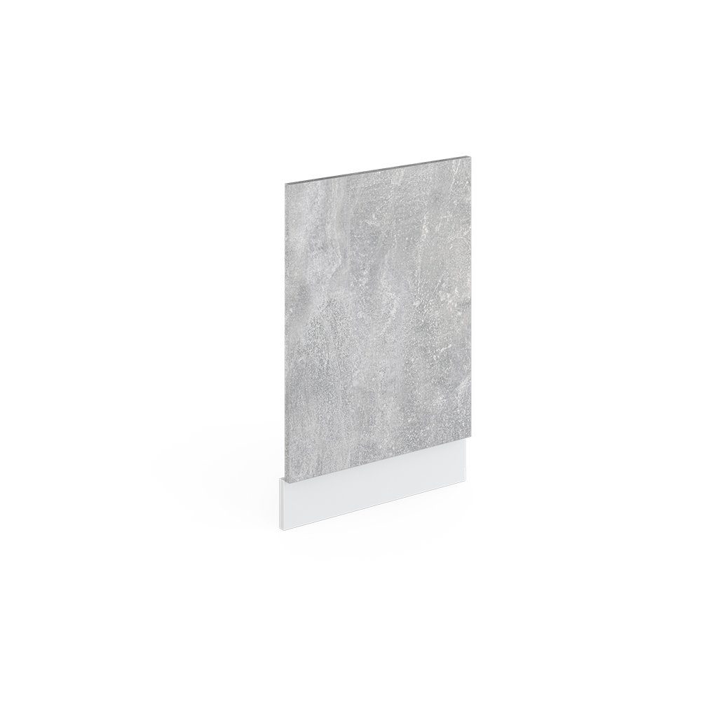 Vicco Frontblende R-Line, Beton/Weiß, 45 cm ohne Arbeitsplatte (1 St)