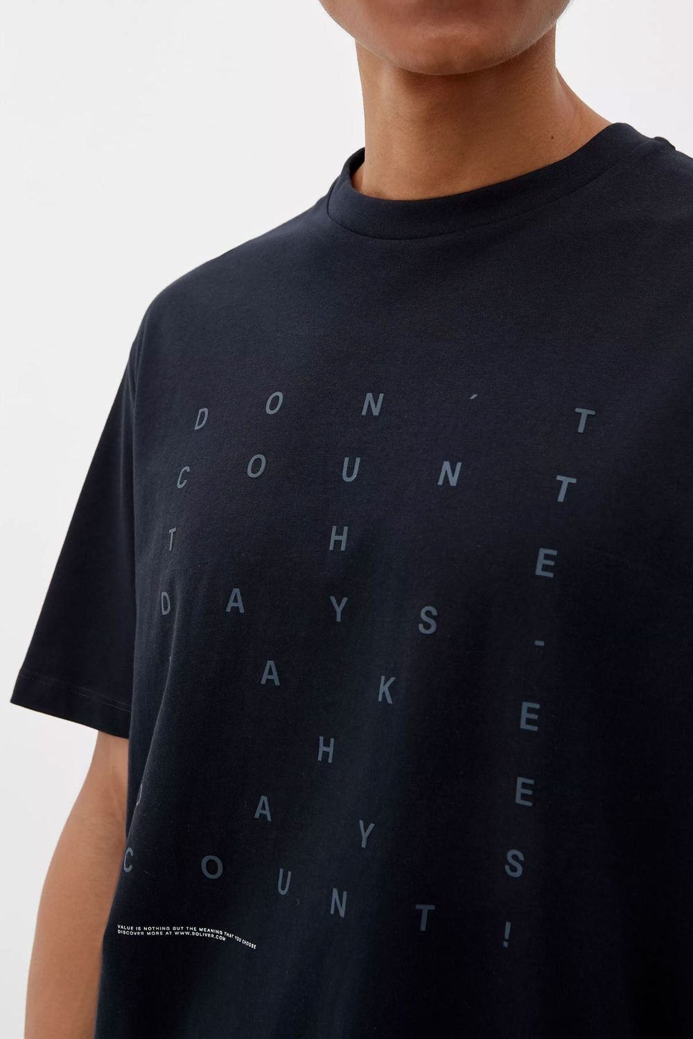 s.Oliver T-Shirt Casual mit modernem Aufdruck günstig online kaufen