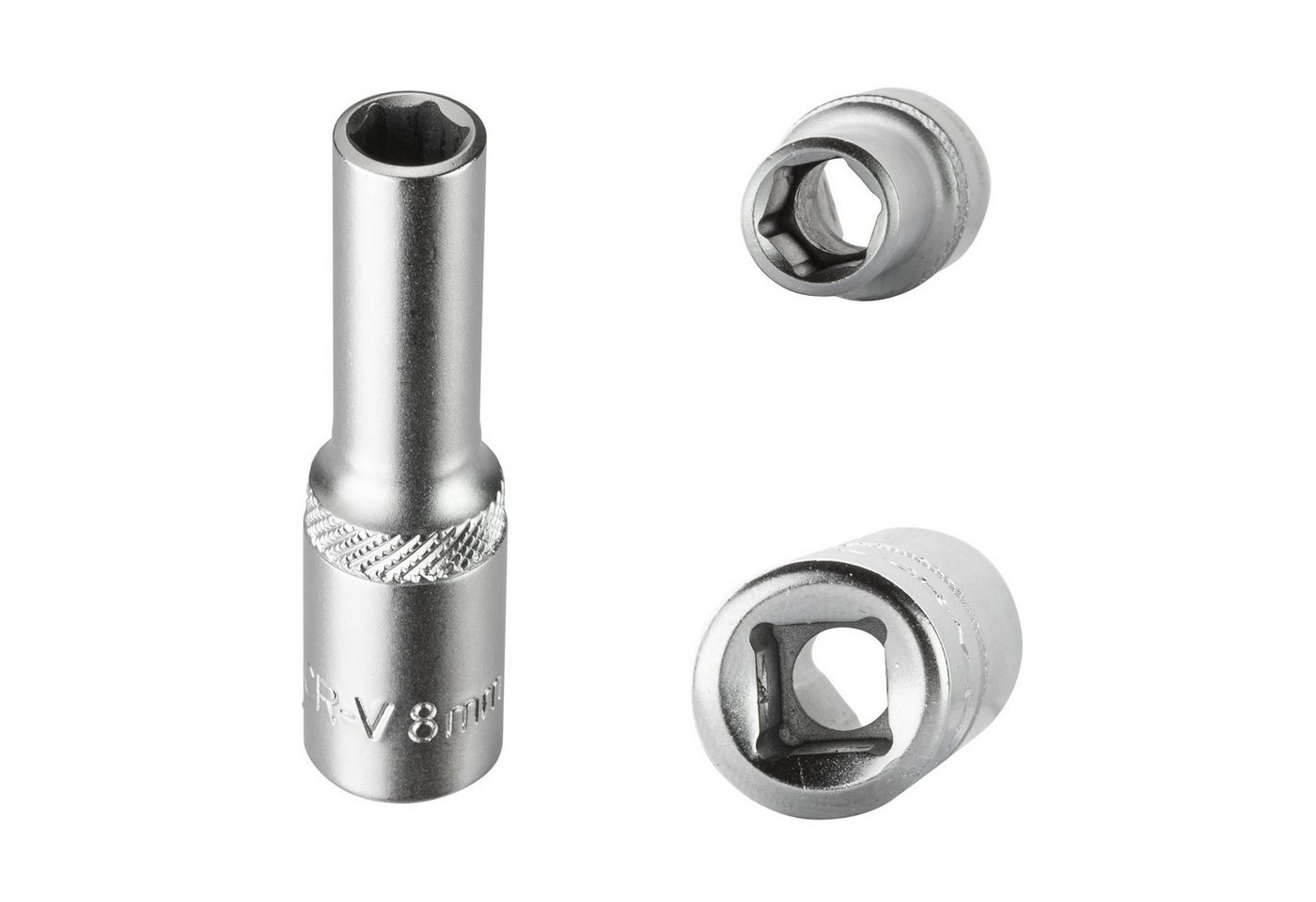 Thumbnail - DEMA Stecknuss Stecknuss Sechskant 8mm 6 Kant 3/8" lang (CR-V)