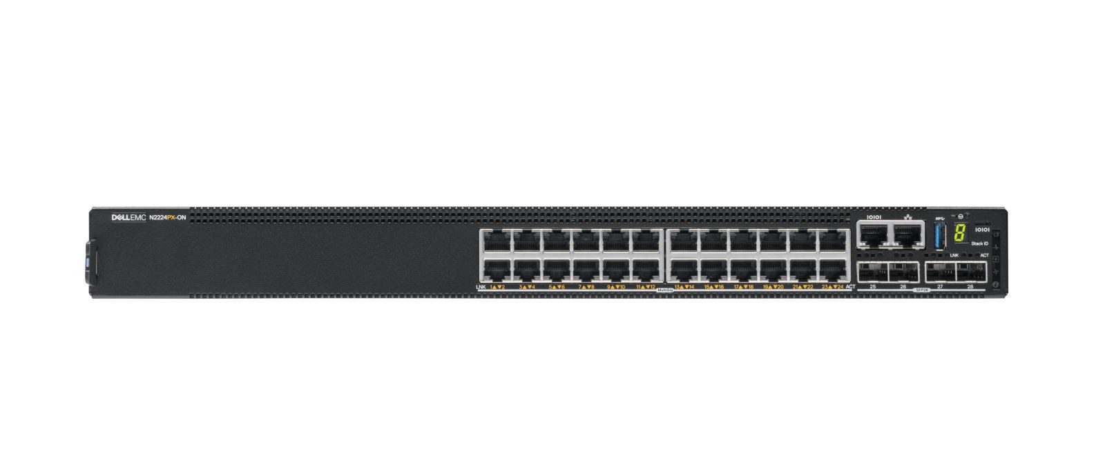 Dell PowerSwitch N2224PX-ON - Switch - L3 - managed - 12 x 10/100/1000/2.5G Netzwerk-Switch