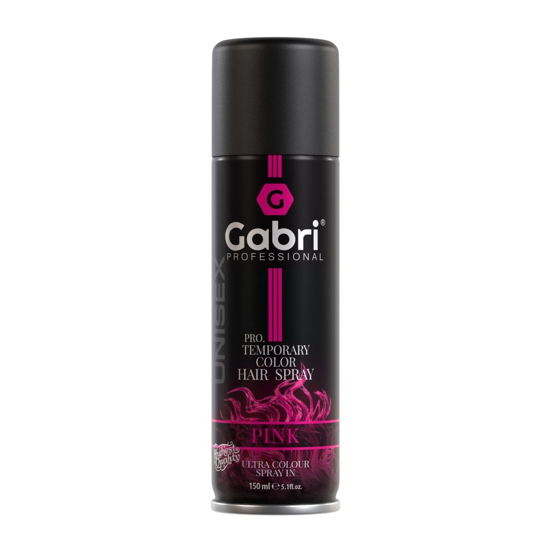 Gabri Professional Haartönung Gabri Professional - Pro Temporary Hair Colour Spray Pink 150ml