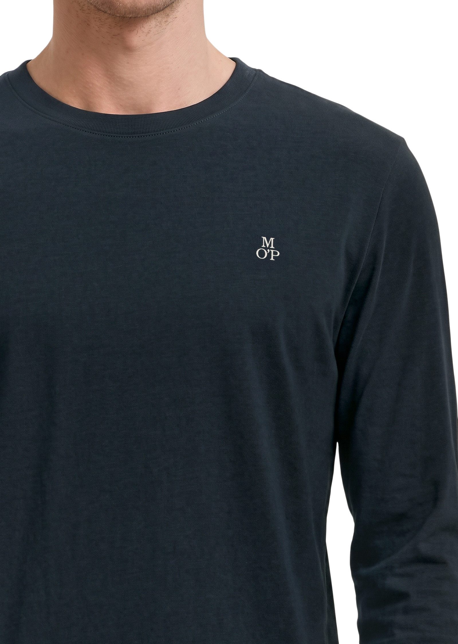 Marc O'Polo Langarmshirt aus reiner Bio-Baumwolle – Bild 4 von 5