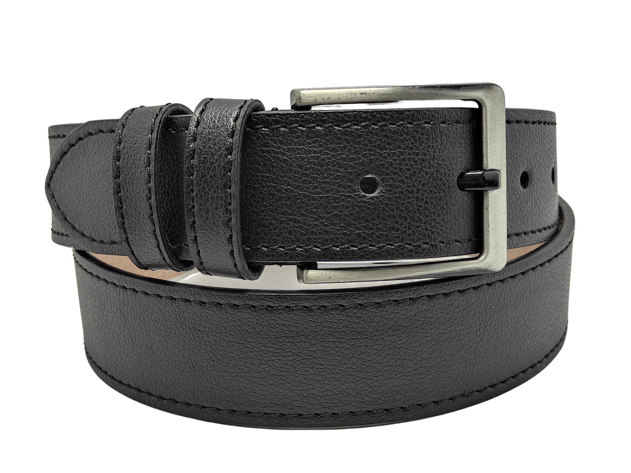 GENUINE LEATHER COMPANY EDS Ledergürtel Kunstleder Gürtel Herren 3.8 cm Spo günstig online kaufen