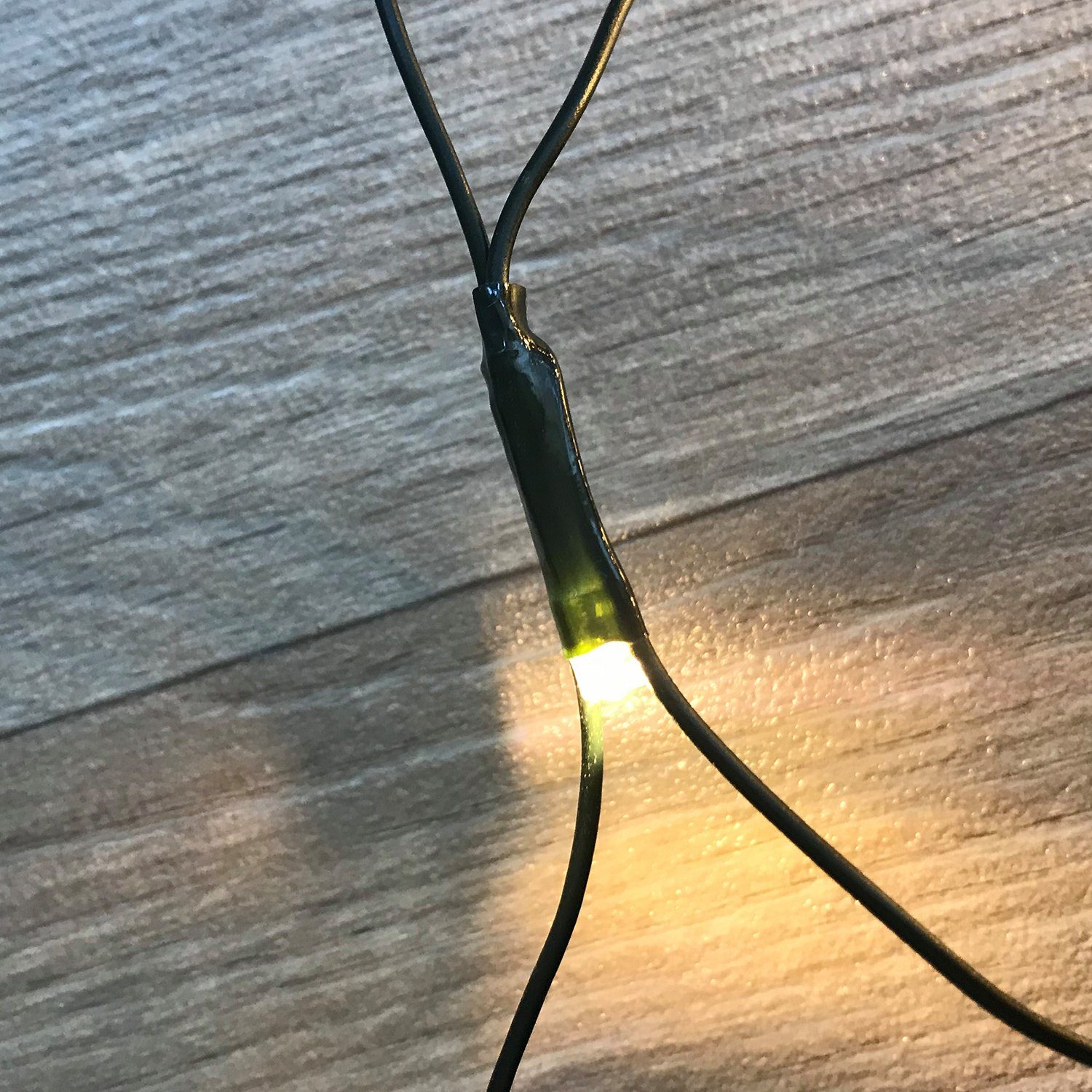 Mojawo Lichtervorhang 240er LED-Lichternetz Lichterkette Kabel Grün Leuchtf günstig online kaufen