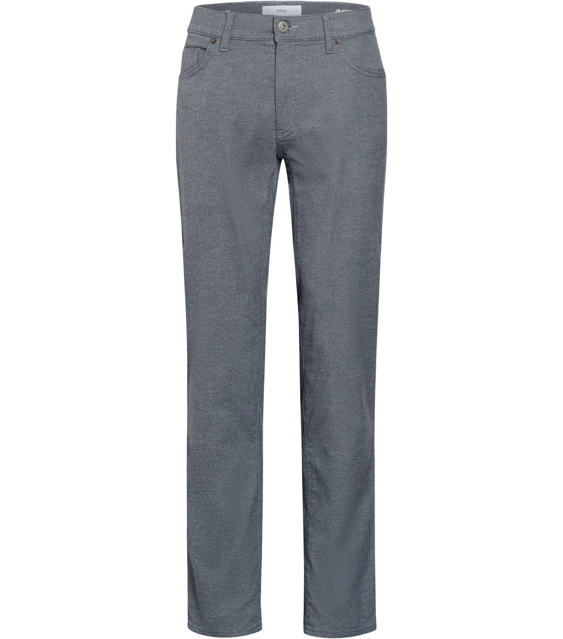Brax 5-Pocket-Jeans Herren Hose STYLE.CADIZ Straight Fit (1-tlg) silber (12)