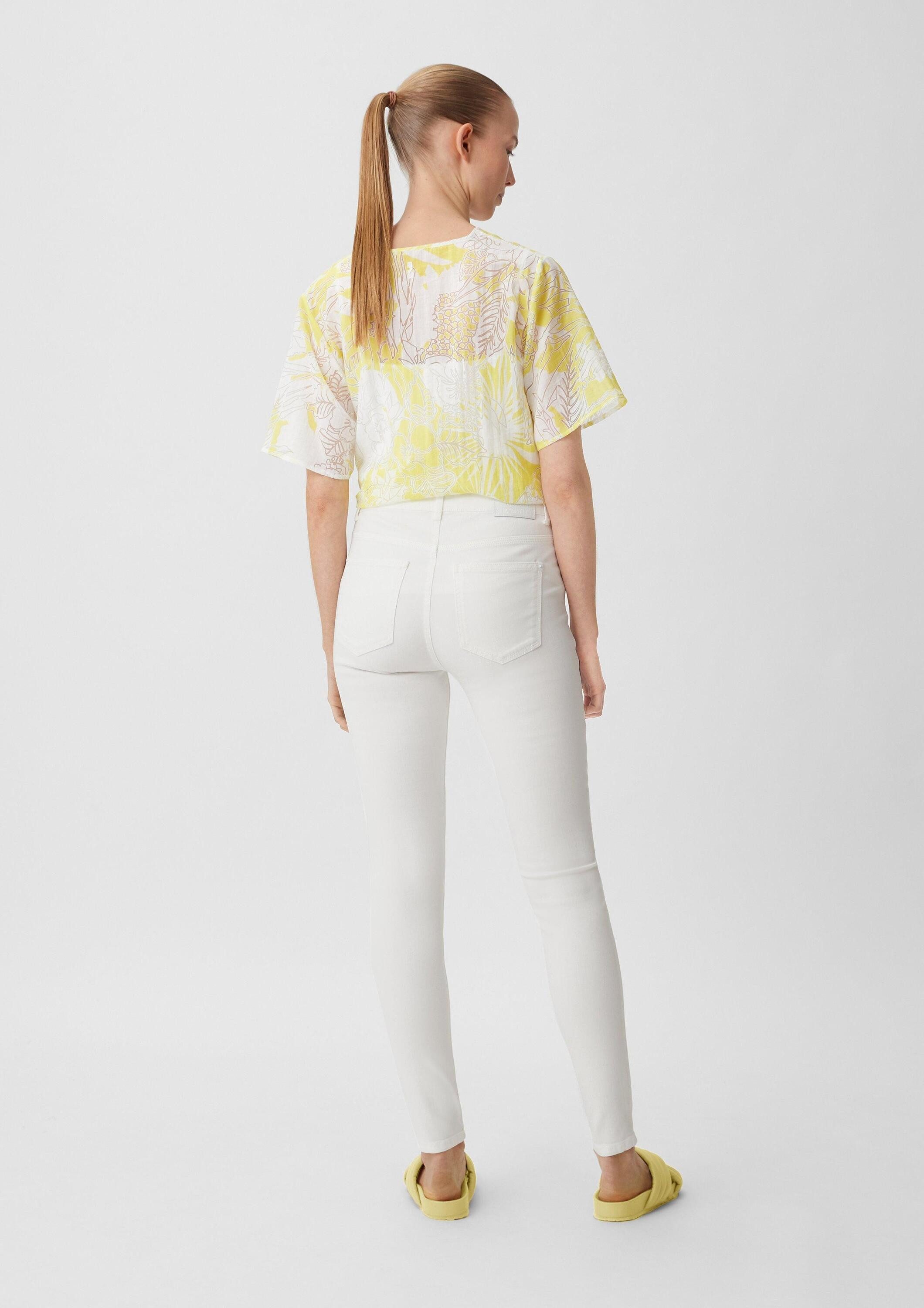 comma Skinny-fit-Jeans Hose Super skinny fit: Hose mit Sattelbund