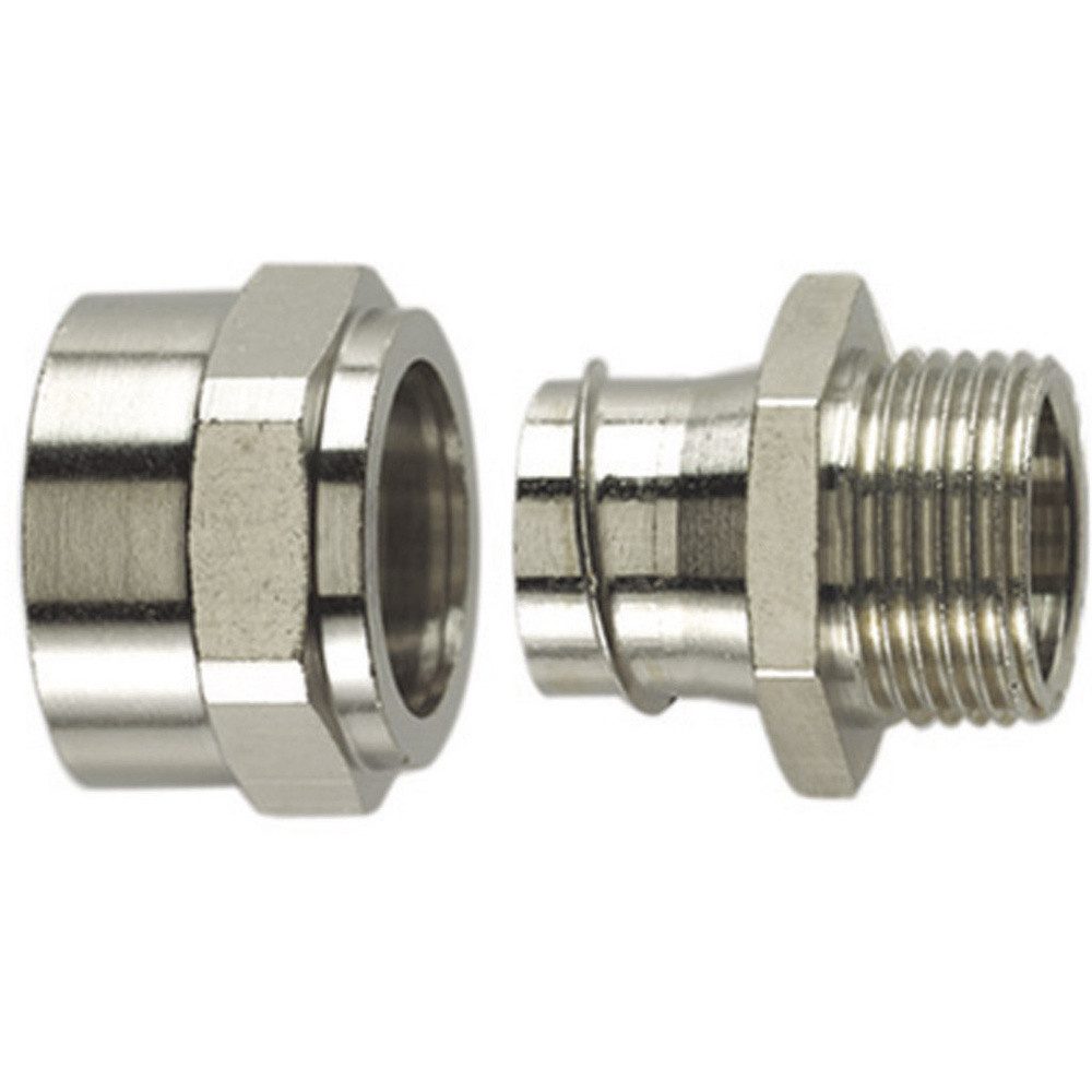 HellermannTyton Kabelzubehör HellermannTyton 166-33800 PCSB12-FM-M16 Schlauchverschraubung Metall M, (PCSB12-FM-M16)