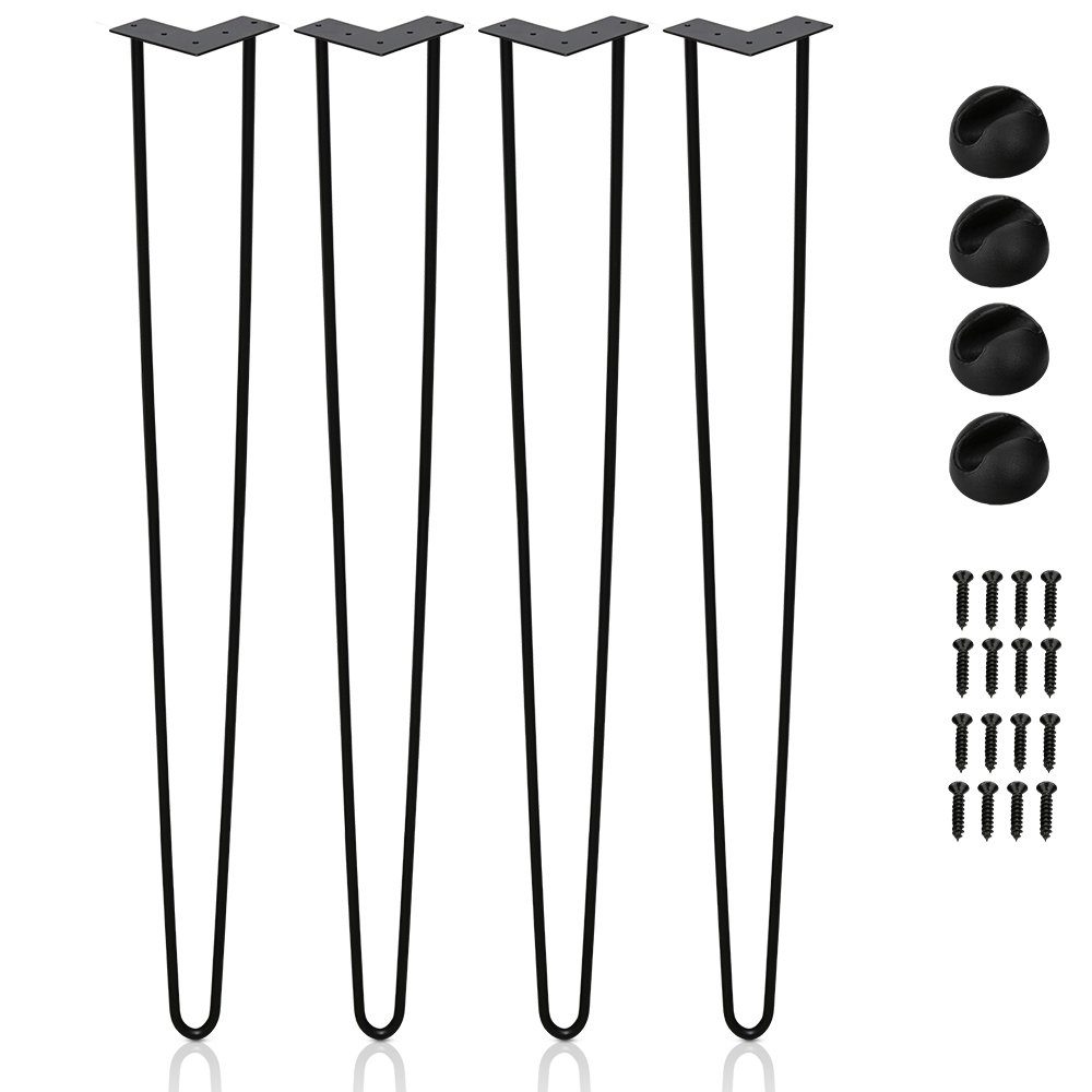 Clanmacy Tischbein 4x Tischbeine Hairpin Legs für Kommode - 15-72cm günstig online kaufen