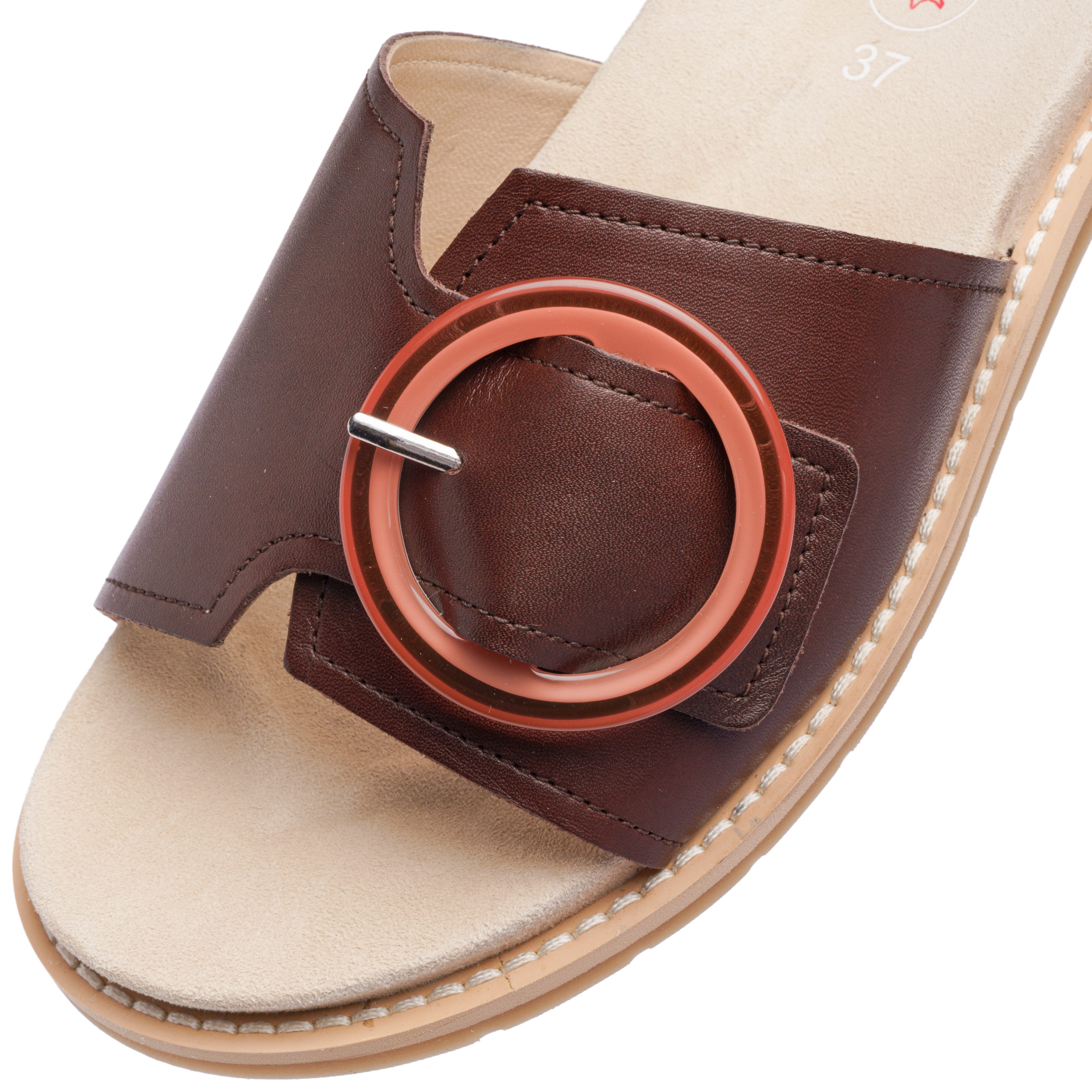 Ara ELBA Pantolette Sommerschuh, Schlupfschuh mit Zierschnalle, in Weite G (weit)