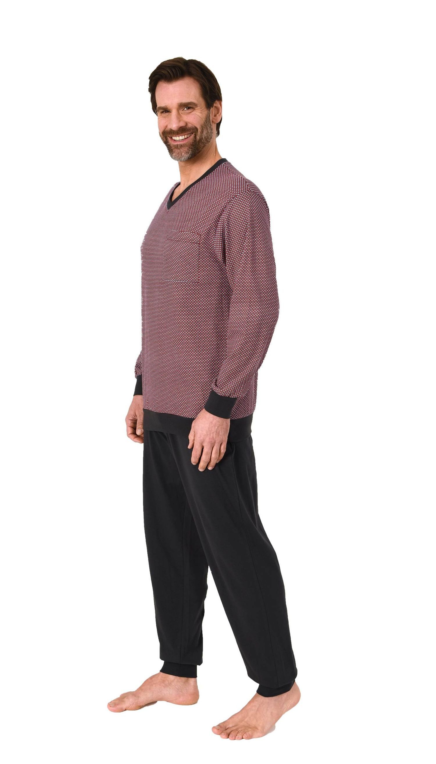 Normann Pyjama Normann Herren Schlafanzug langarm günstig online kaufen